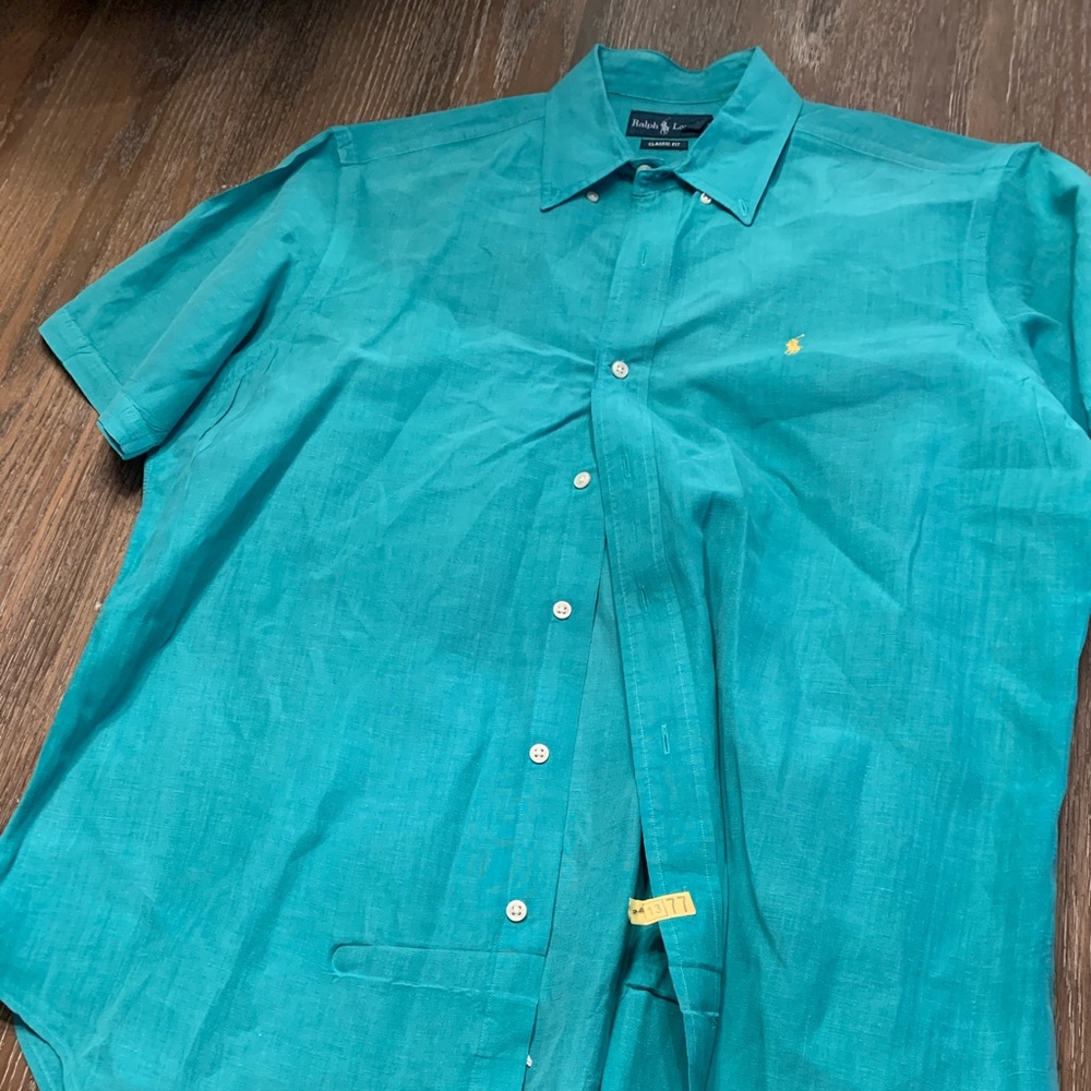 Short sleeve button down Ralph Lauren lg